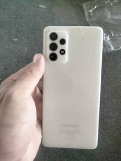 Samsung A72 with box Dual Sim  official PTA Approved  White color