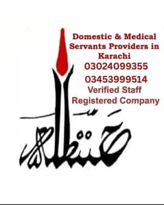 House Maid, Babysitter, Patient Care, Nurse Staff, Driver, Maids, Cook