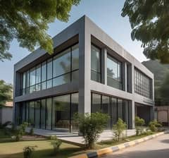 I-8 10,000 Sqft Independent Brand New Building with Extra Land, Big Parking available for Rent