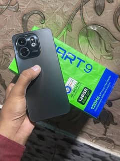 Infinix smart 9 4/128 with box no charger