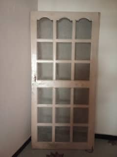 wooden jali door outstanding condation size 78"x39" for Sale