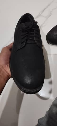 Branded Men Formal Casual Genuine Black Leather Shoe Size 10