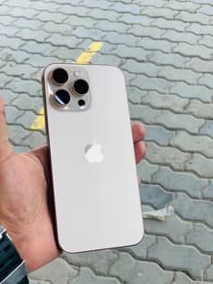 I phone 16 pro max Natural Titanium with box.