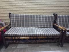 5seater wooden sofa set