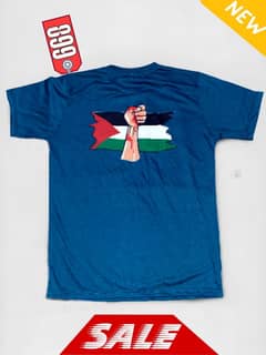 PALESTINE FLAG PRINTED T-SHIRTS IN TWO COLOURS