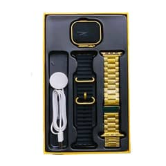 Ultra smart watch golden colour