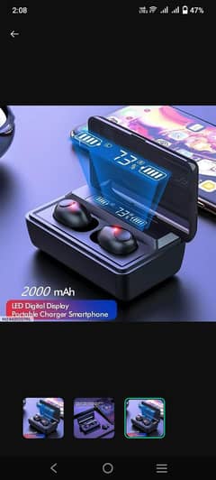 earbuds black long lasting  bettery with fast charge earbuds