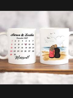 Customized mugs with your names ‎