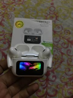 White A9 Pro Airpods ANC/ENC Touch Control Bluetooth Wireless Earbuds