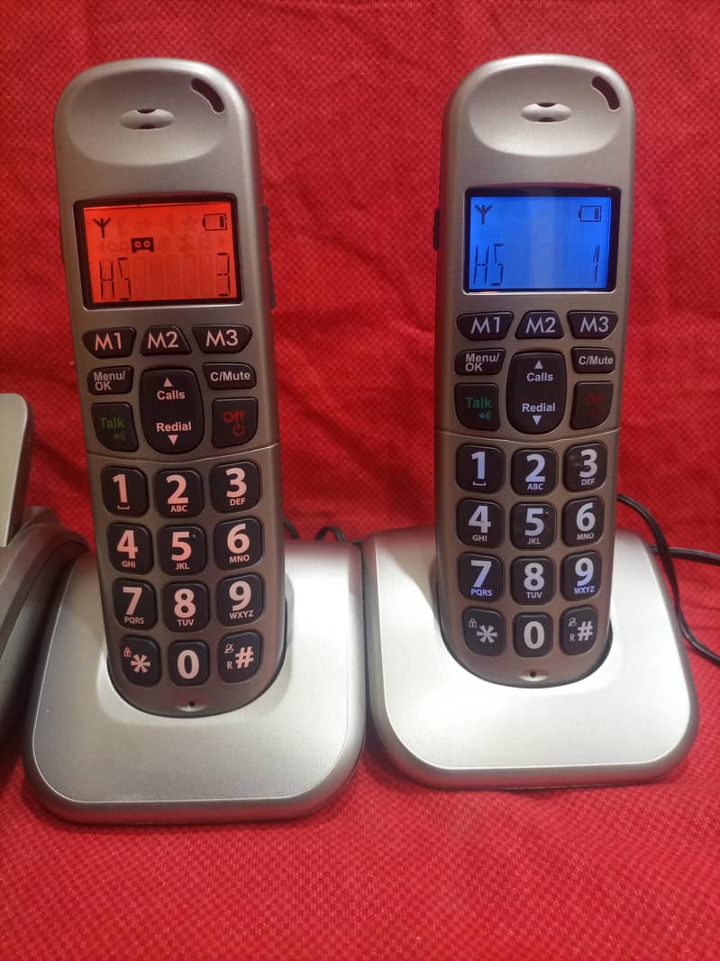 Landline Phone with cordless  built in wirless intercom 4