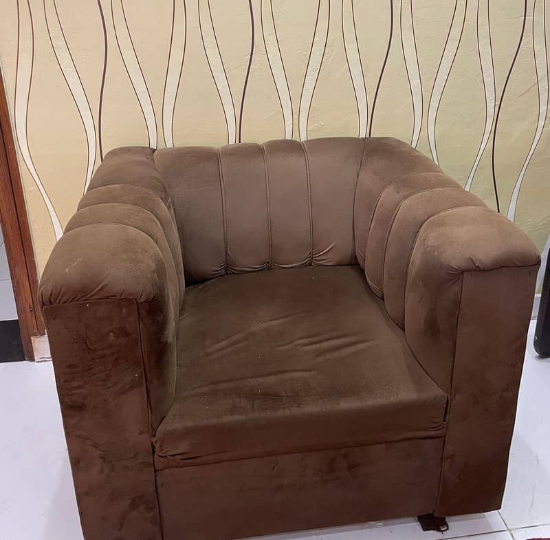 sofa with table . . 6seater 2