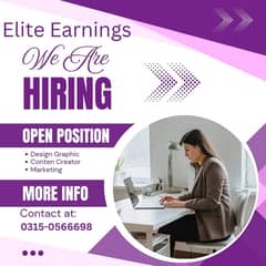 Elite earnings |Contact for online jobs