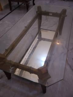 Wooden Center Tables with 2 side tables