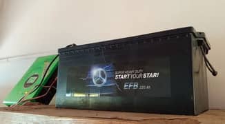 Mercedes Benz EFB 220 Ah Battery for Sale in Karachi