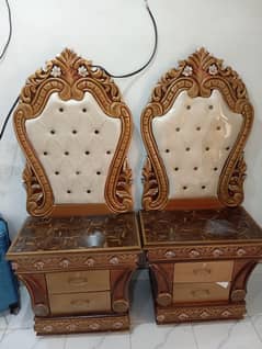 Chiniyoti style Bed with 2 chair and Dressing Table