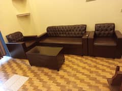 5 Seater Sofa. office chair and one table.