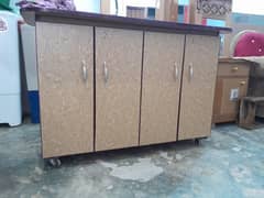 2 items. Iron stand with 4 drawer And dewan sofa