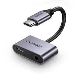 Official Apple UGreen Type-C To 3.5mm Audio + USB-C Charge . . .