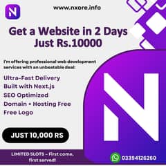 Website in just 10000