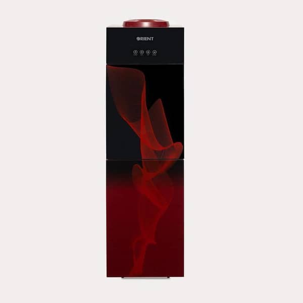 Orient Velvet Red 3 Taps Glass Door Water Dispenser