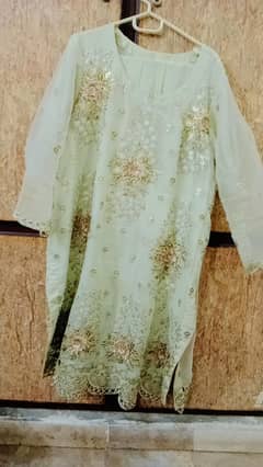 3 piece stiched fancy chiffon suit