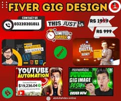 Graphic Designing | Banner | Thumbnail | Logo | Fiverr Gig | Panaflex
