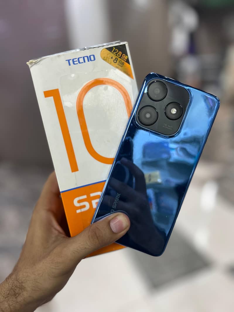 Tecno spark 10c 4+4/128 with box 0