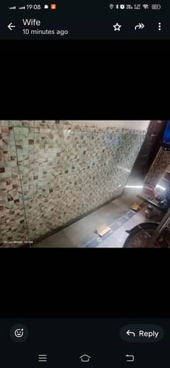 (Shesha/Mirror Galass) only Dinning table ka