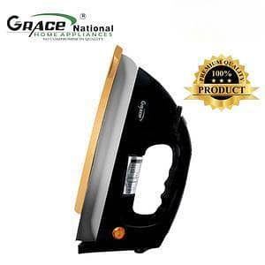 Grace National Dolphin Heavy Weight Dry Iron with Temperature Control Dial for All Fabrics
