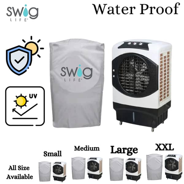 Room Cooler Cover - Waterproof and Dustproof Parachute Fabric