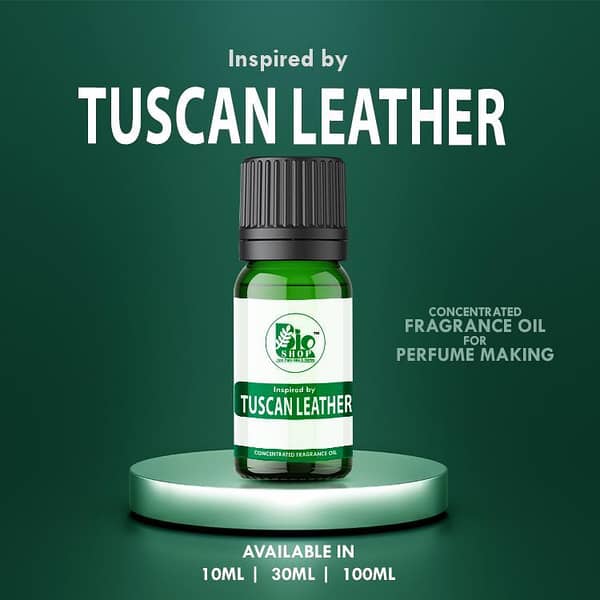 Tuscan Leather Inspired Fragrance Oil for Diffusers, Humidifiers, and Soap or Candle Making | Concentrated Scent Oil