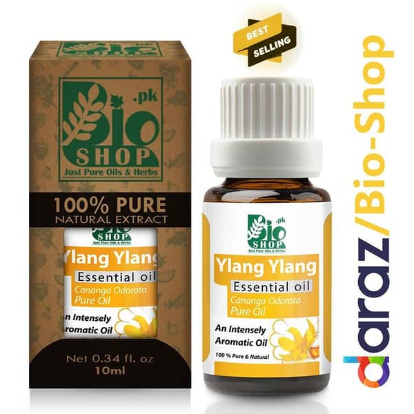 Bio Shop™ Ylang Ylang Aromatherapy Essential Oil - 100% Pure & Natural