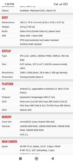 Poco X3 pro