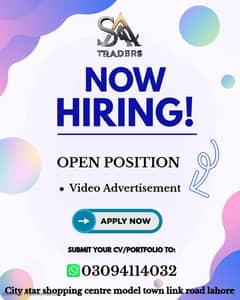 Need FEMALE staff for video advertisement