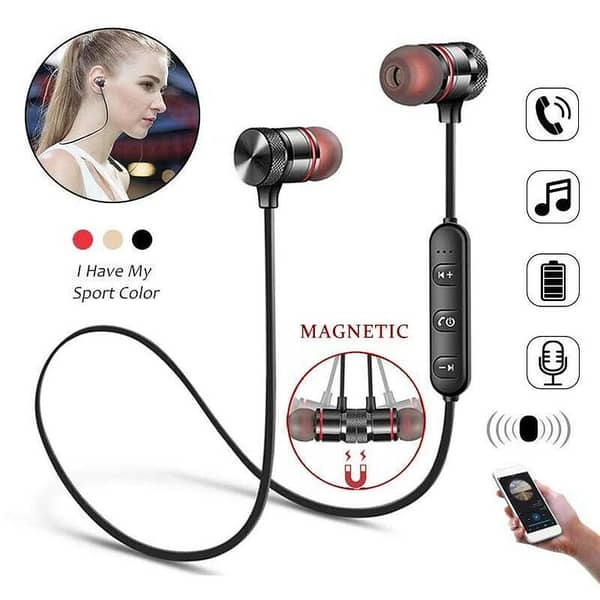 Wireless Bluetooth Headset - Sports Bluetooth Handsfree Earphone