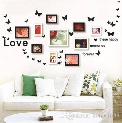 AY006A Butterfly Look Wall Stickers