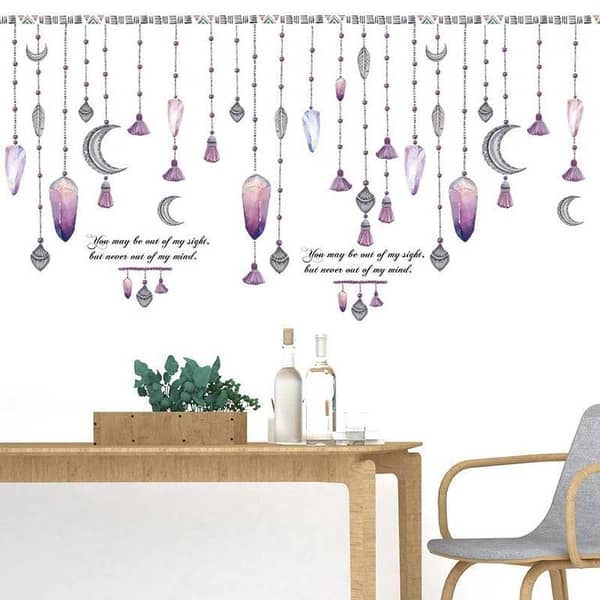 SK9313 Bead Curtain Wall Sticker for Home Decoration