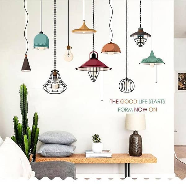XH9308 Bedroom Window Wall Sticker Decal for Decorative Home Design