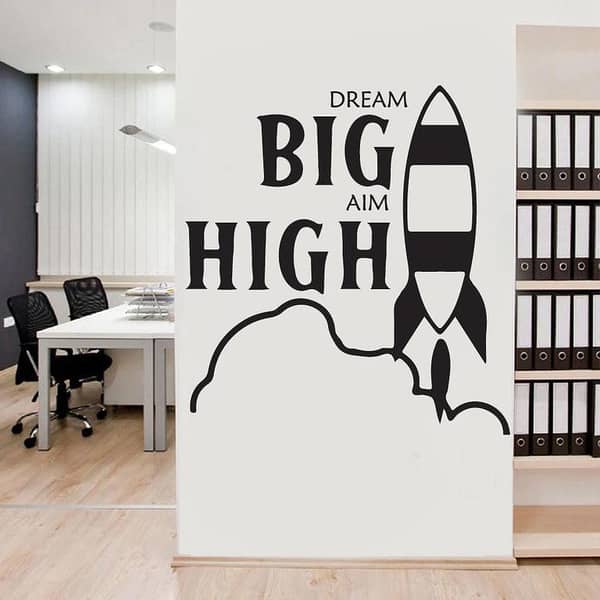 Clouds Wall Sticker - Dream Big Little One