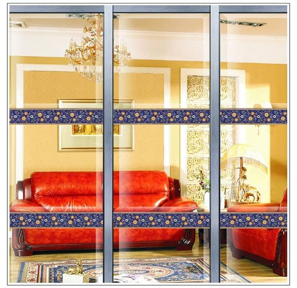 AY9009 Self-Adhesive Waterproof Wallpaper Borders for Windows, Bathrooms, and Balconies