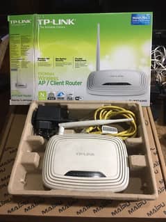 TPLink - PTCL - Router - Hub - desktop Switch - internet cables