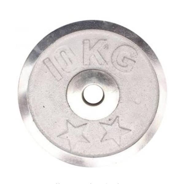 10kg High Quality Professional Iron Dumbbell Plates Chrome Weight Plates Fitness