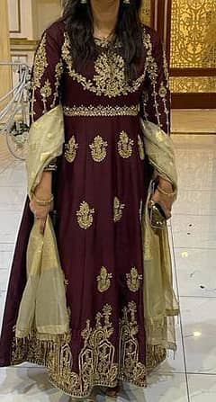 Raw silk 3pc frock