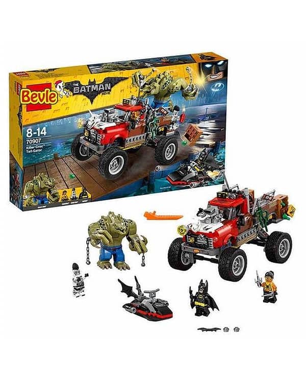 Batman vs Killer Croc Team Building Blocks