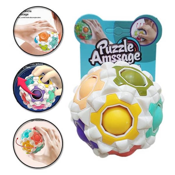 Assorted Color Massage Ball for Foot and Neck Relaxation, Waist and Yoga Point Massage, Hand-Held Fitness Rolling Tool