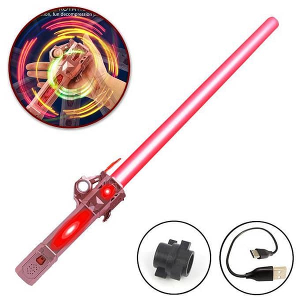 Star Wars Lightsaber Action Sword - Rechargeable Toy for Boys, Approx. 70cm - Assorted Colors Available