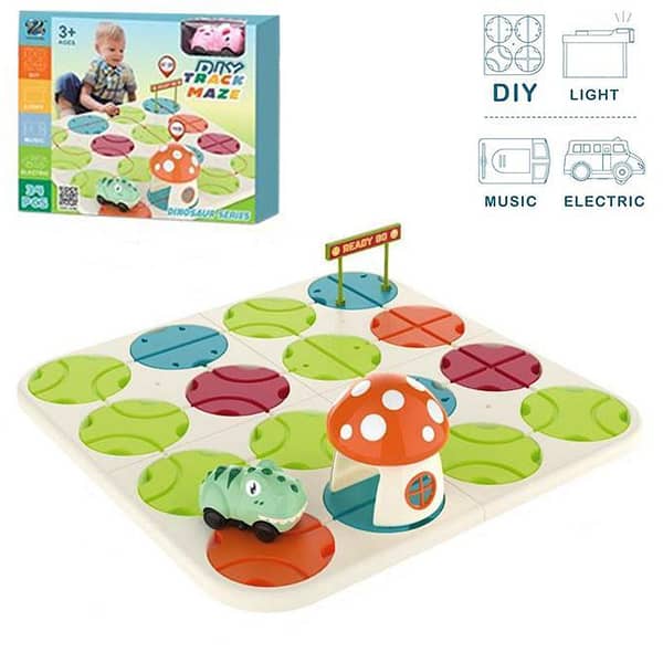 DIY Track Maze Dinosaur Series - Educational Toy For Kids