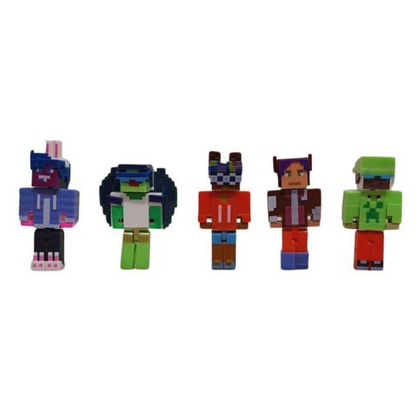Minecraft Creator Series - Pack of 5 - 5 inches Action Figure Set for Kids - Version 1