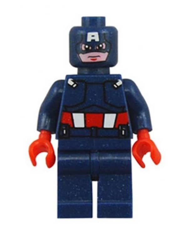 Captain America Building Blocks - Blue