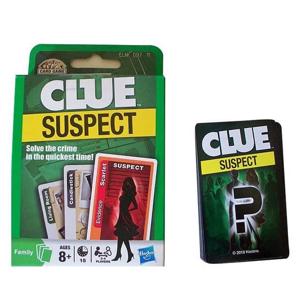 Cluedo Suspect Playing Cardse Game
